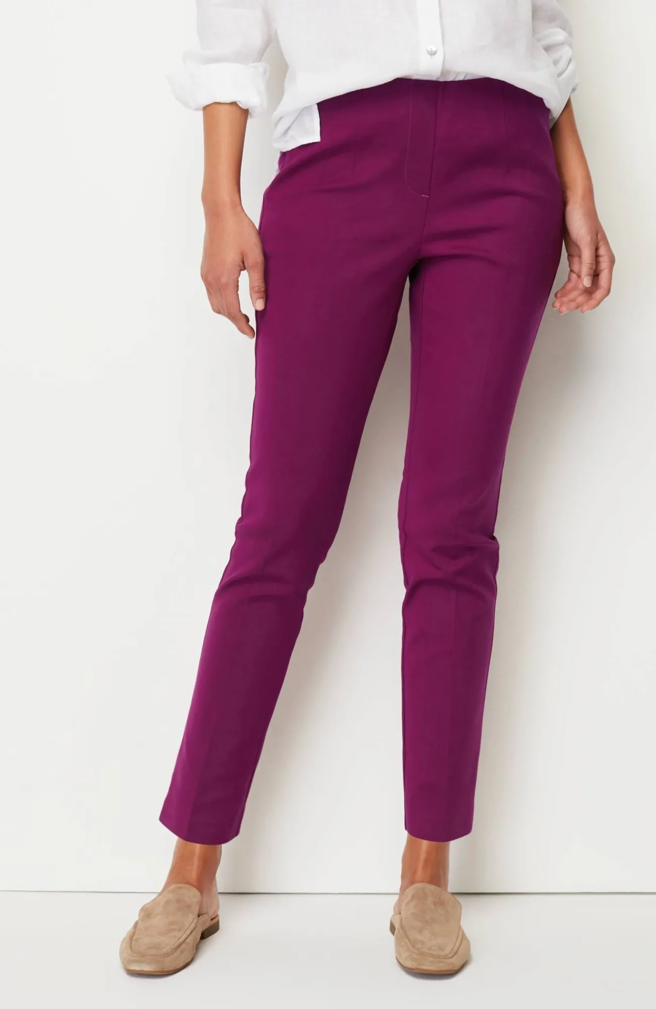J.Jill Versatile Cotton-Stretch Slim-Leg Pants Sale