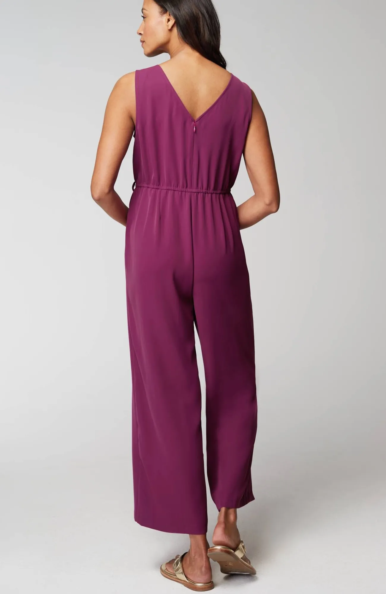 J.Jill Wearever Double-V-Neck Jumpsuit Discount