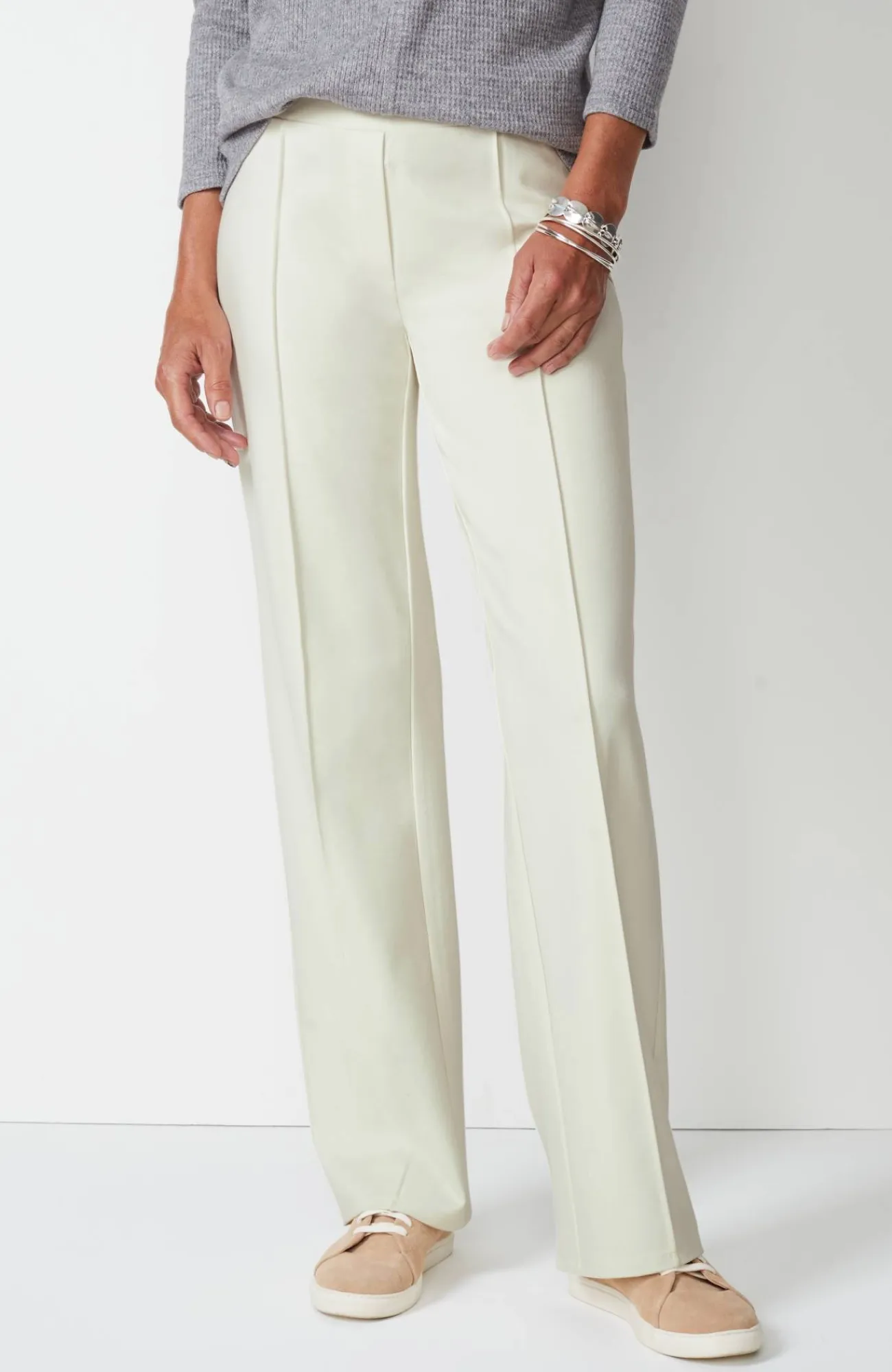 J.Jill Wearever Straight-Leg Trousers Fashion