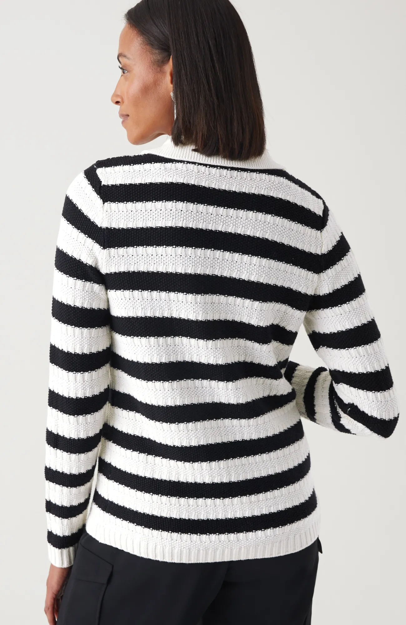J.Jill Wearever Textured Collared Cardi Shop