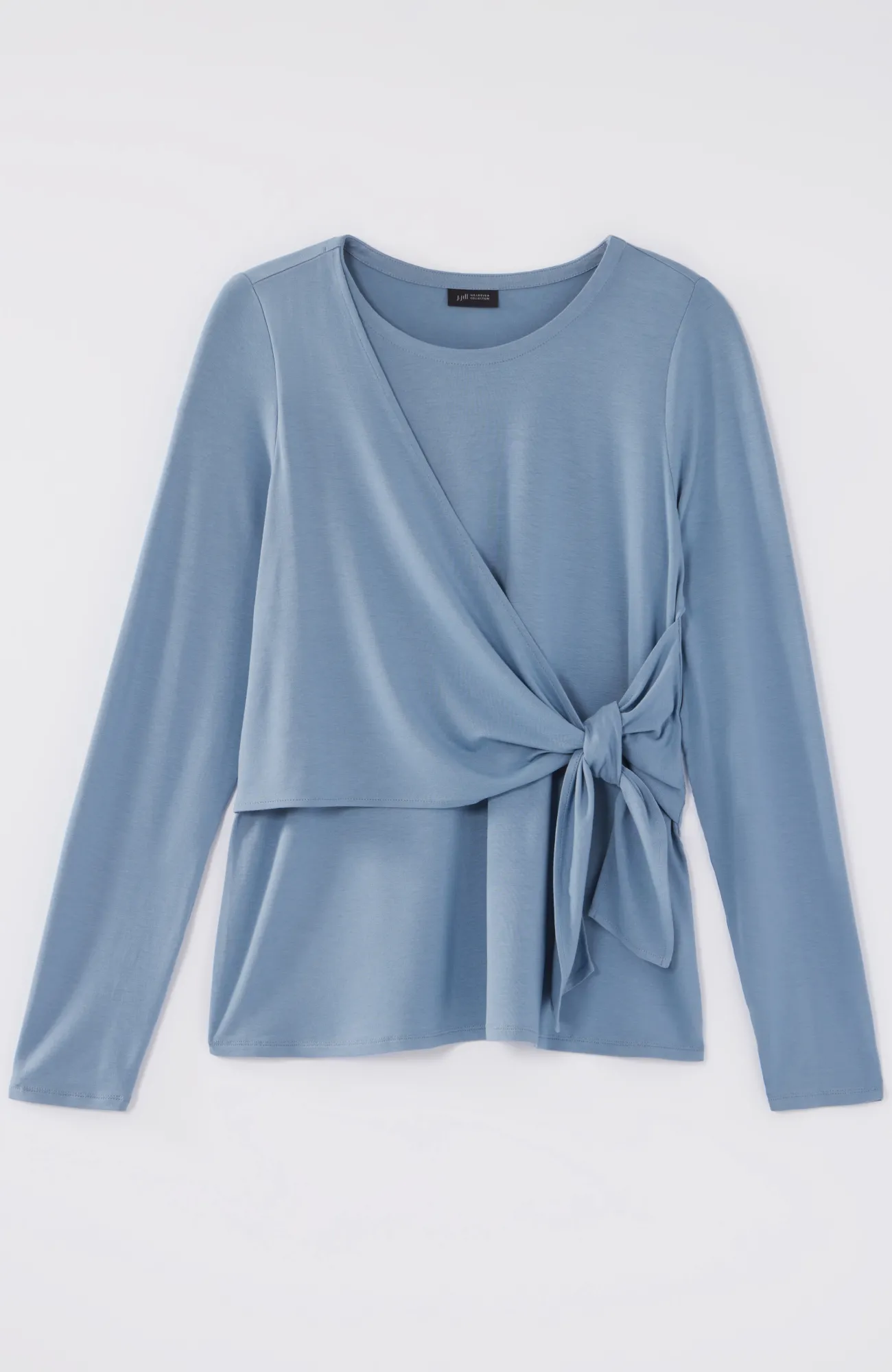 J.Jill Wearever Tie-Waist Top Moonlit Sky Cheap