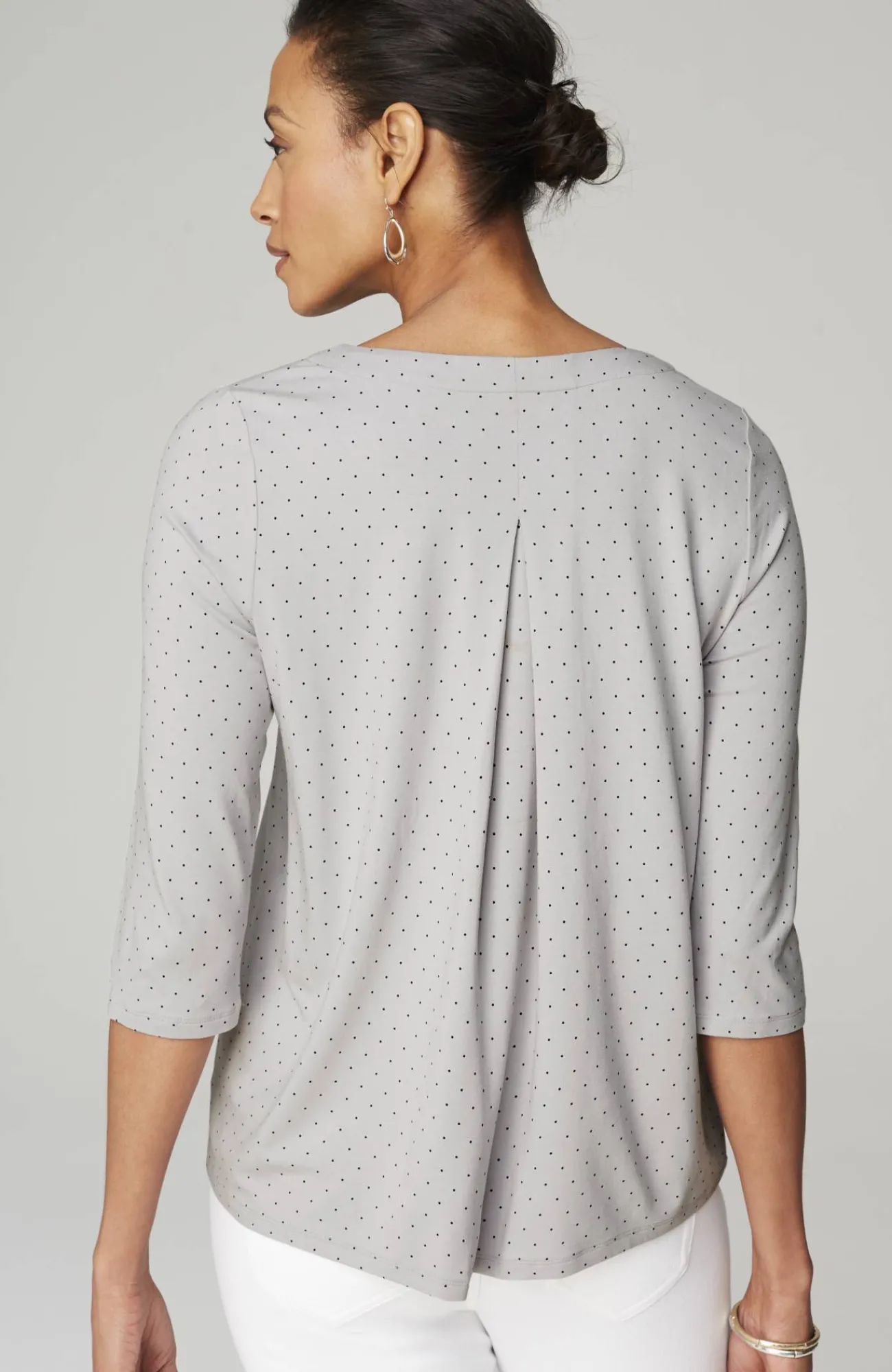 J.Jill Wearever V-Neck Ballet-Sleeve Top Hot