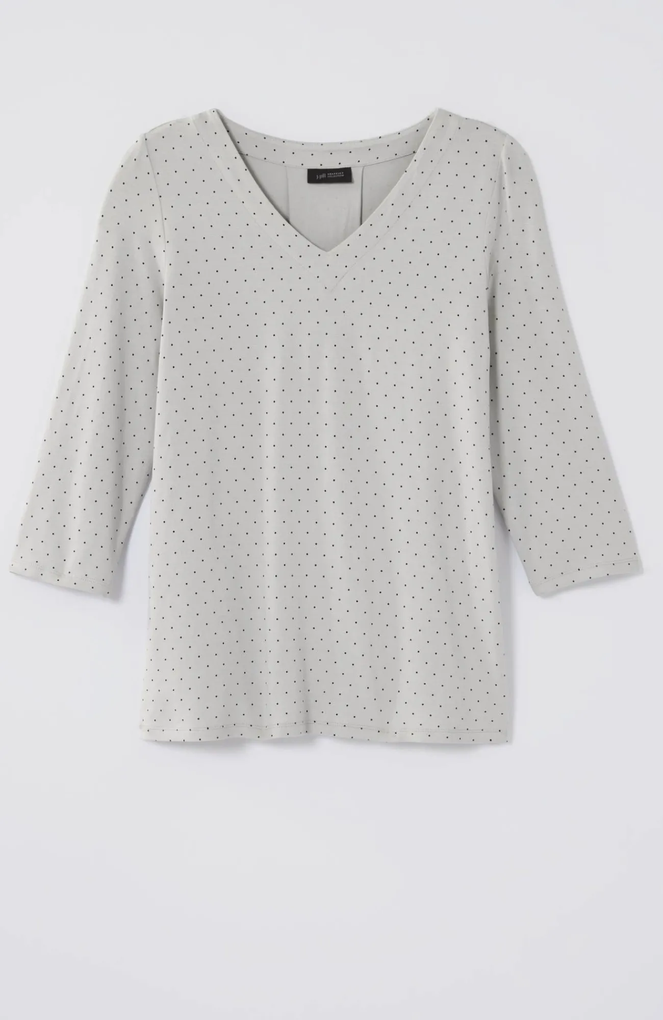 J.Jill Wearever V-Neck Ballet-Sleeve Top Hot