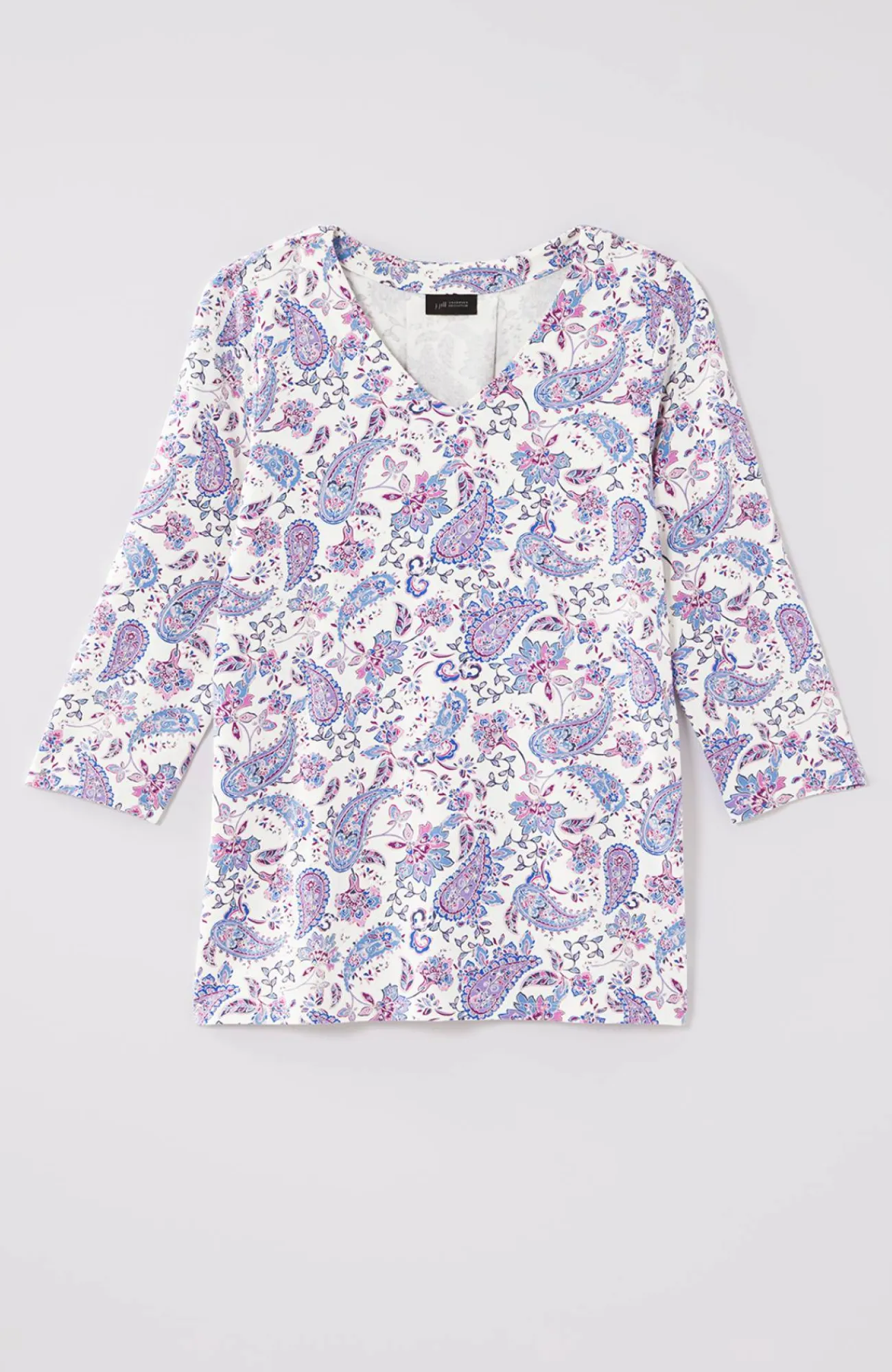 J.Jill Wearever V-Neck Ballet-Sleeve Top Hot