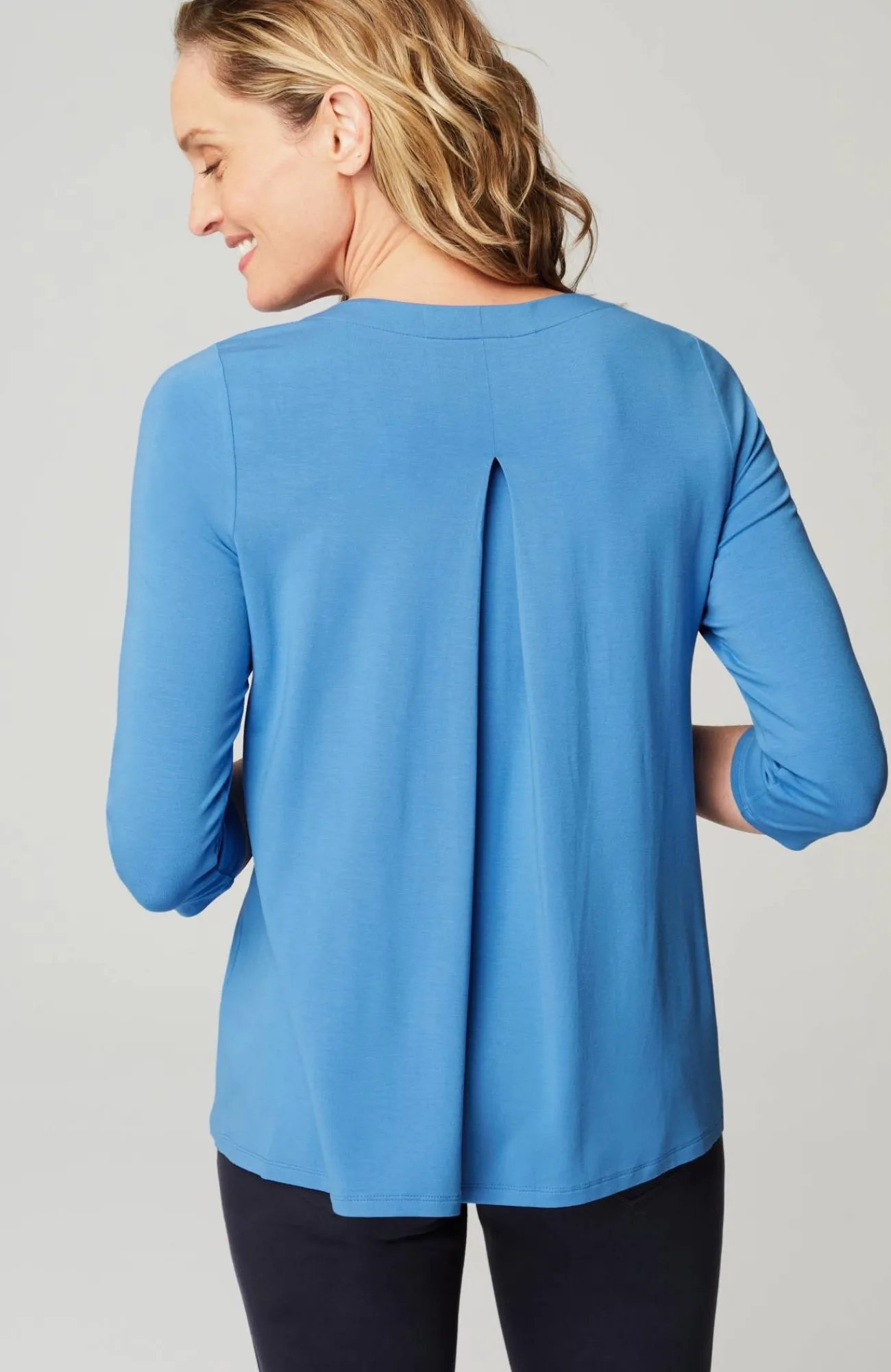 J.Jill Wearever V-Neck Ballet-Sleeve Top Hot