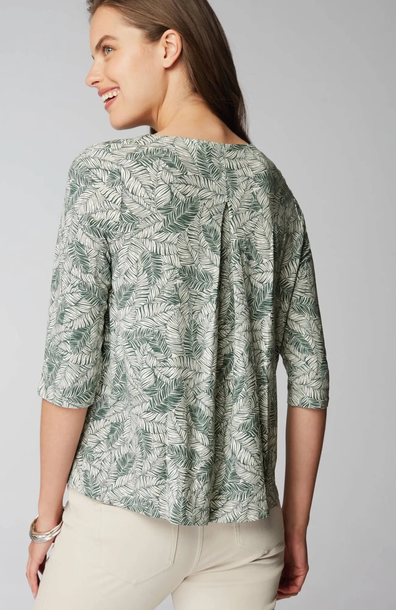J.Jill Wearever V-Neck Ballet-Sleeve Top Hot