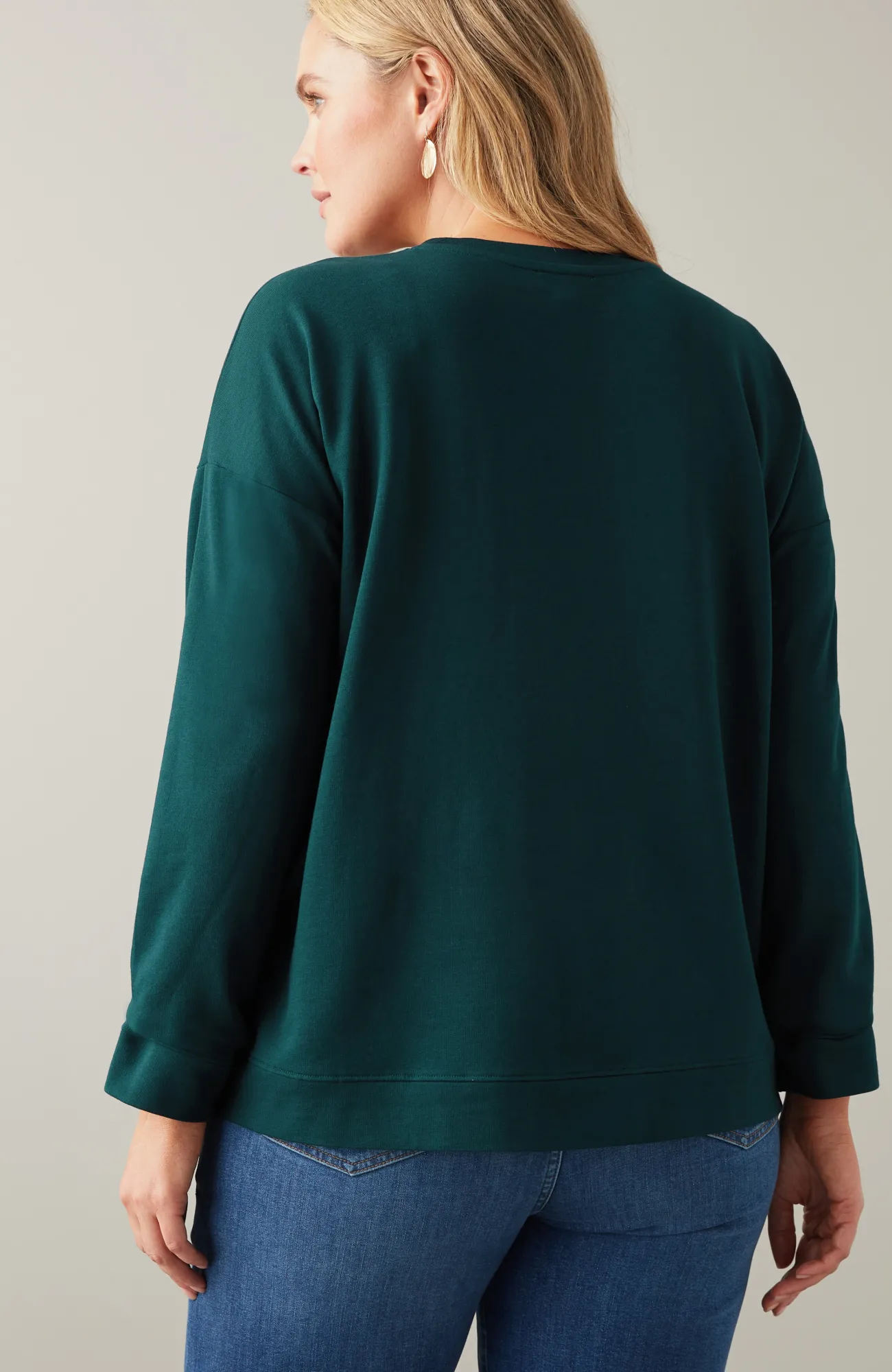 J.Jill Wildflower Embroidered Sweatshirt Best
