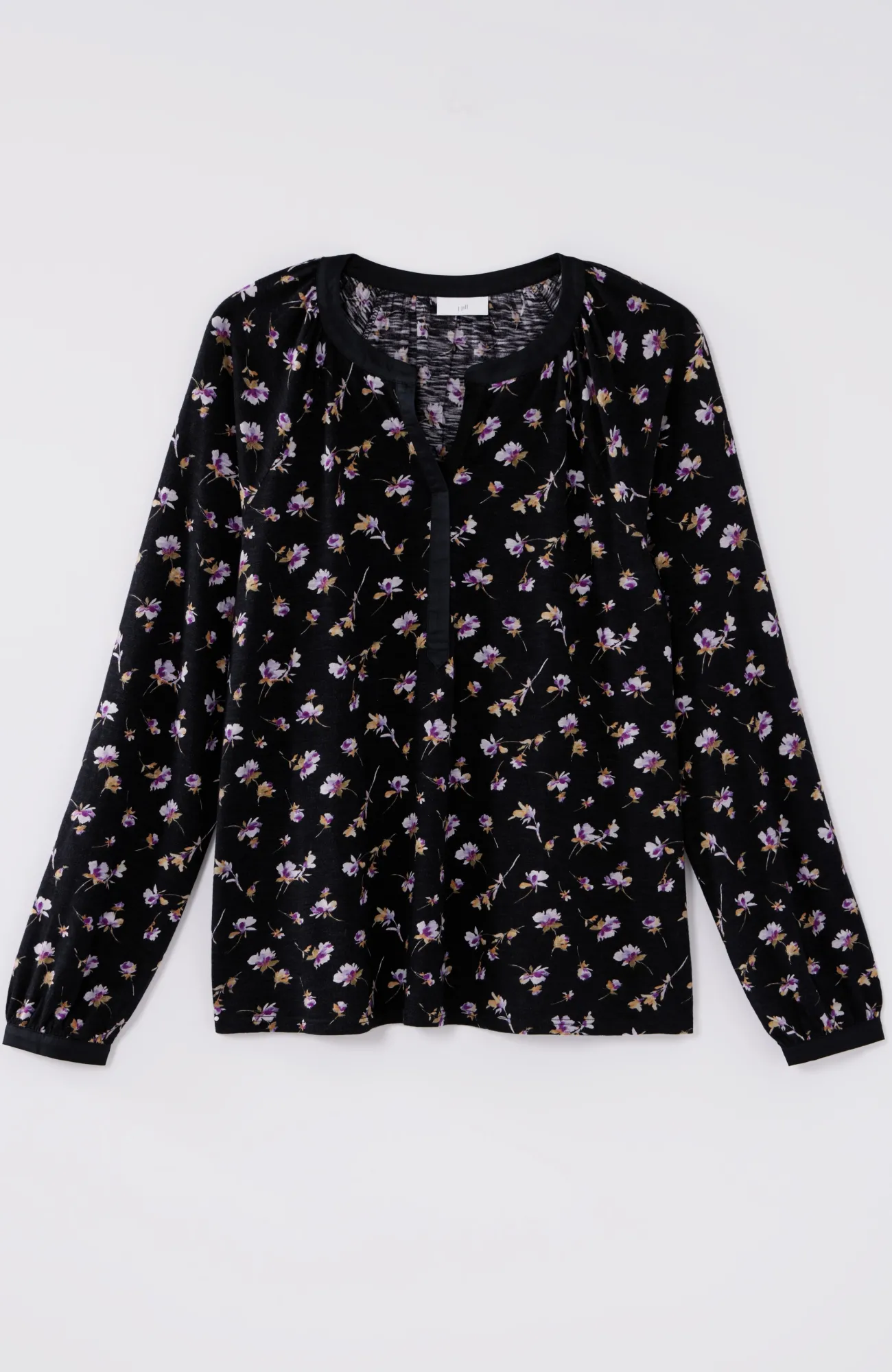 J.Jill Woven-Trimmed Knit Top Outlet